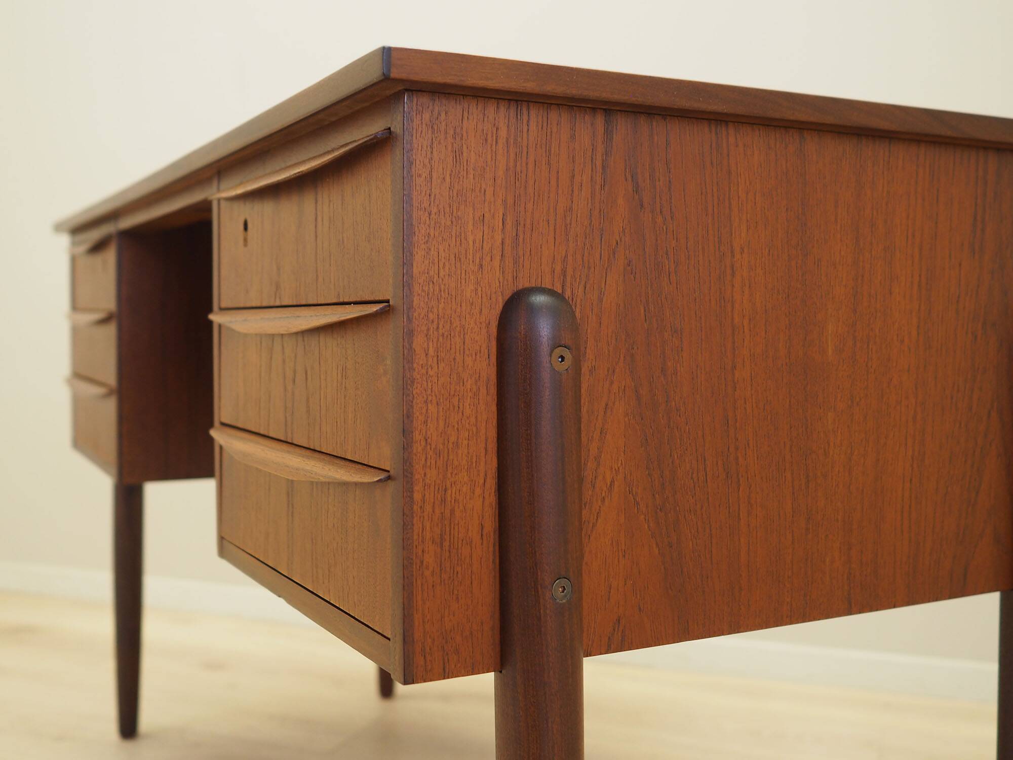 Teak desk, Danish design, 1960s, manufactured in Denmark