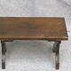 Wooden bench, foot rest from the 70s