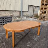 Dining table in elm from 1980