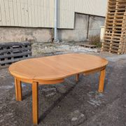 Dining table in elm from 1980