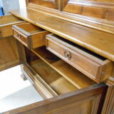 Buffet two bodies Louis Philippe walnut