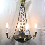 Lustre empire à 4 lumières