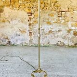 Lampadaire laiton vintage, tripode circa 1960s