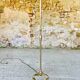 Vintage brass floor lamp, tripod circa 1960s