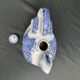 China, hen teapot, white and blue porcelain, 20th century