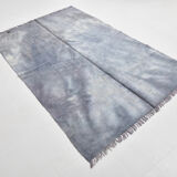 5x7 distressed gray blue hemp carpet232x156cm