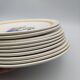 Lot 10 dessert plates digoin sarreguemines model dunkirk floral decoration