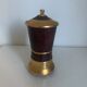 Vintage cigarette holder 1960 golden purple snake box - 19 x 9 cm