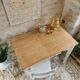 Small table, desk and its patinated chair