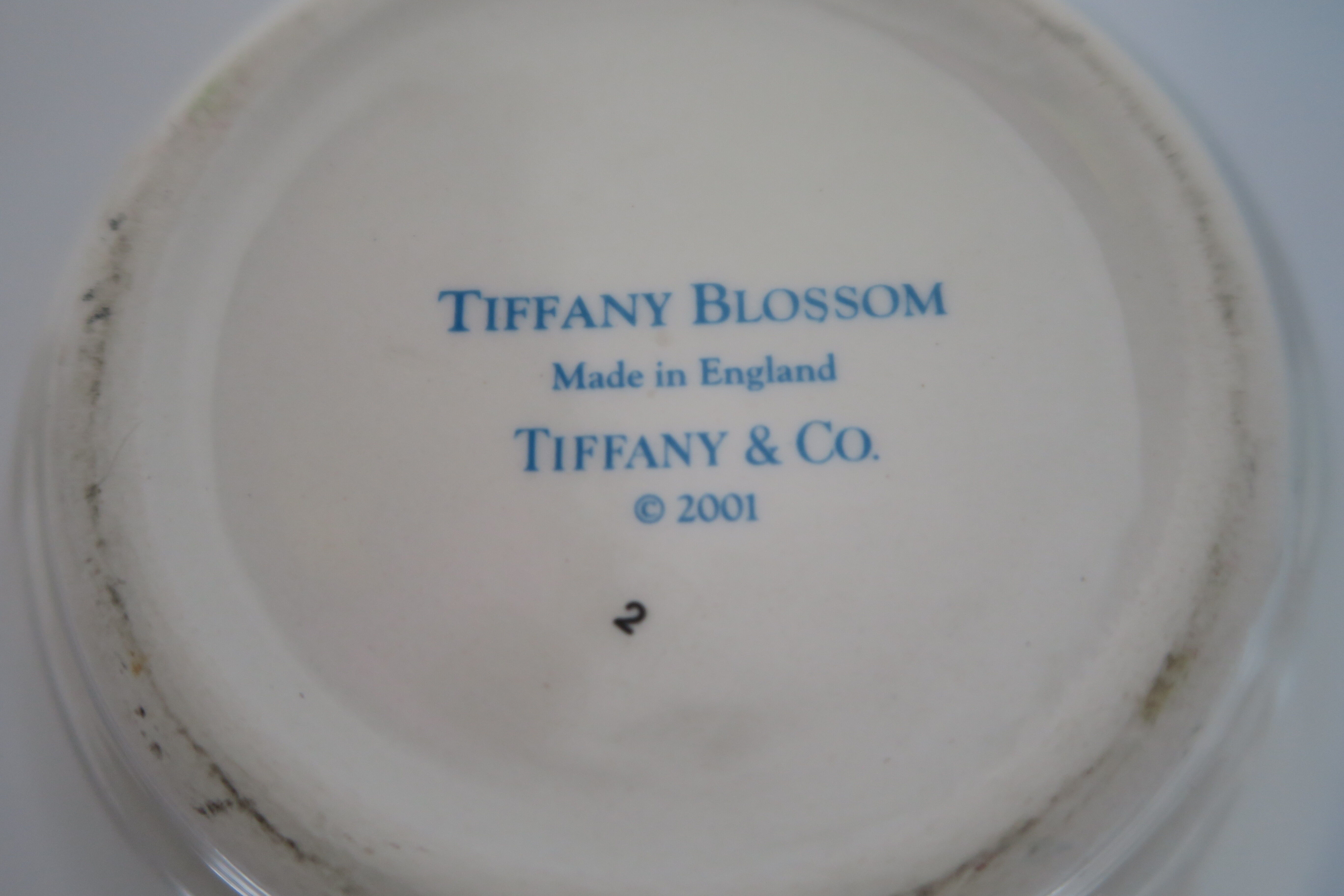 Vase Tiffany Blossom decoration flowers Tiffany & Co 2001 17 cm