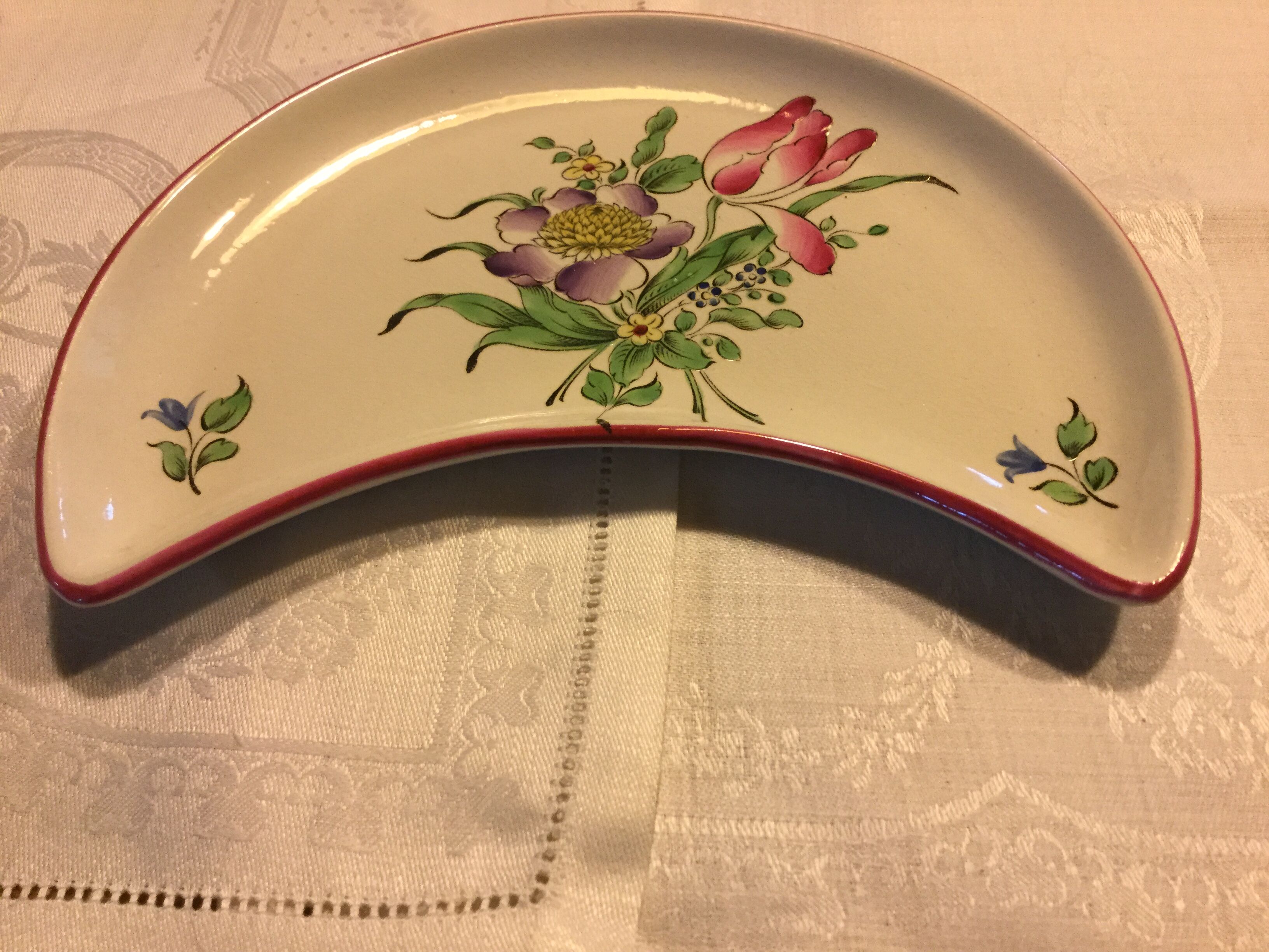 KG Luneville earthenware salad plates