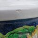 Very large painted ceramic plant pot - sunflower design