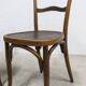 Pair of Baumann Bistrot chairs from the 1920s with pyrography seat
