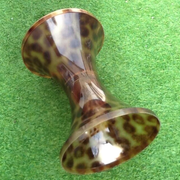 1970s Stool Tam Tam Transparent Leopard print (designer Henry Massonnet)