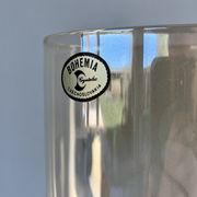 Vase en cristal bohemia Crystalex Czechoslovakia
