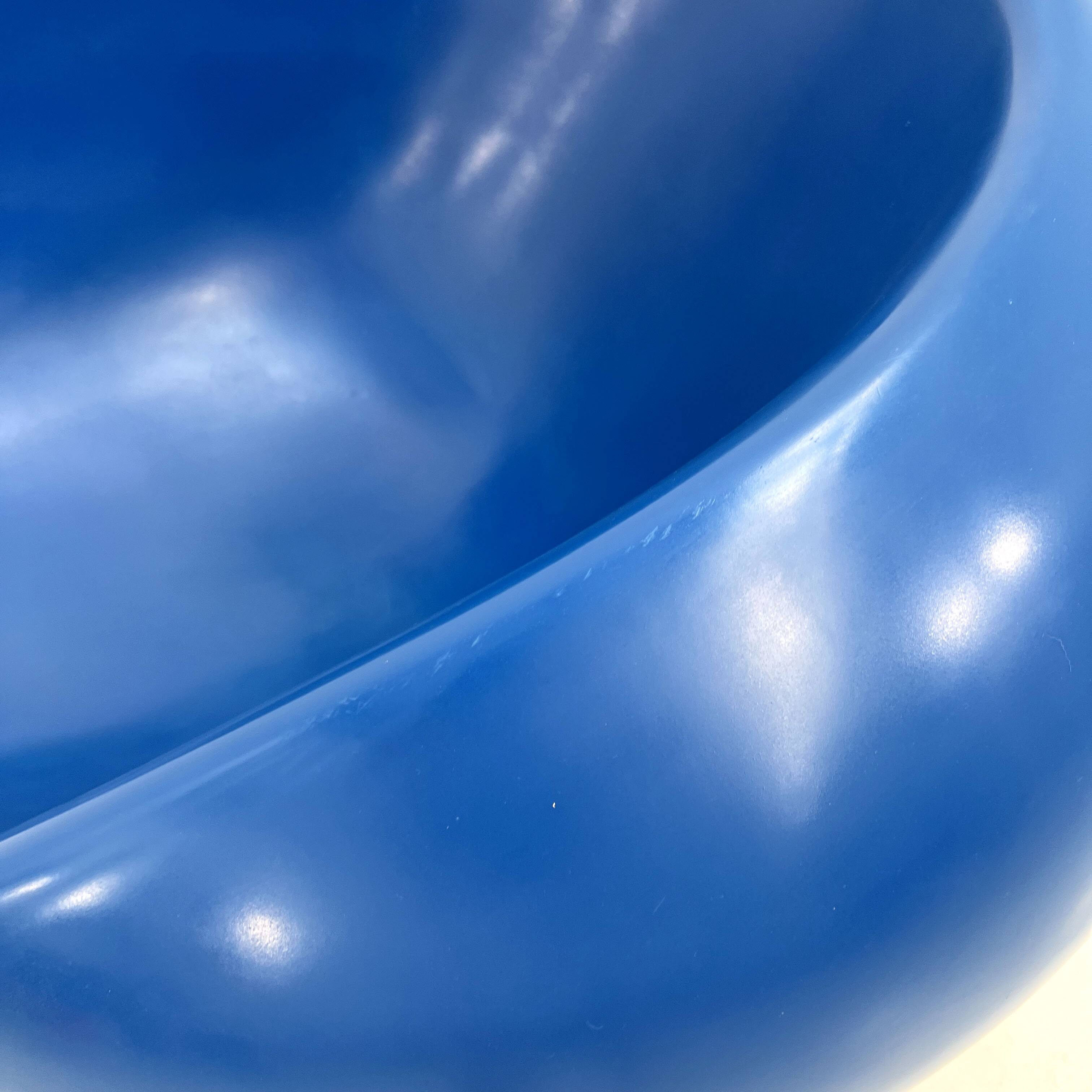 Pastil blue armchair by Eero Aarnio for Asko, 1960