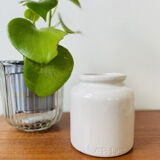 Vintage gray stoneware pot