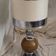 Vintage 1970 metal and ceramic lamp