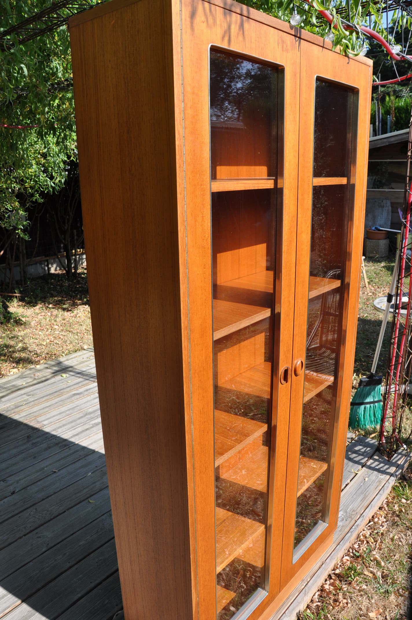 Scandinavian-style library