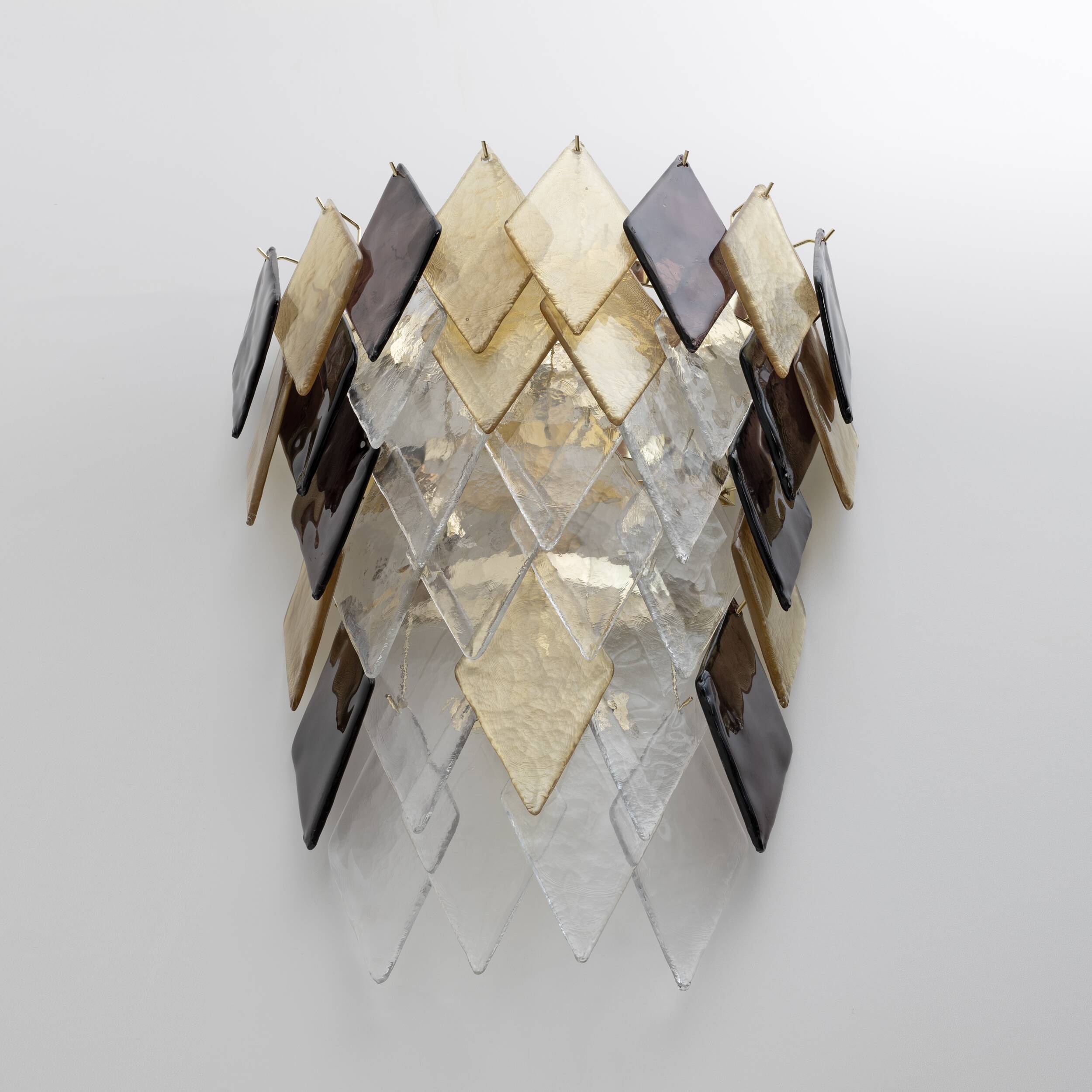 Pair of Modern Italian Murano Glass Sconces