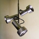 Plafonnier 3 spots en aluminium, 60's