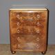 Commode d'époque Art Déco en noyer Vers 1930