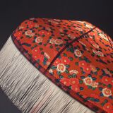 “Minerva” fringed lampshade.