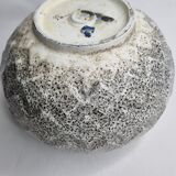 Vase boule art déco en fonte émaillée 1930