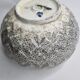 Vase boule art déco en fonte émaillée 1930