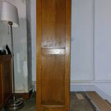 Vintage oak curtain filing cabinet (double)