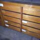 Cabinet with drawers 50 years, 450cm