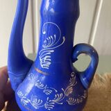 Aiguiere opaline bleu Turquie XIXEME