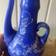 Blue opaline ewer Türkiye XIXth century