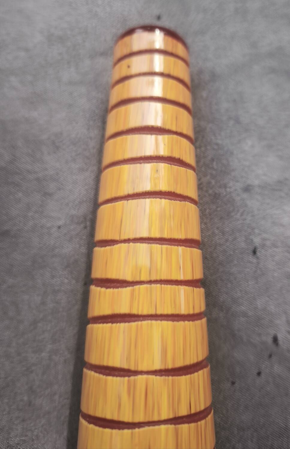 Vase bouteille tigrati de Salviati murano
