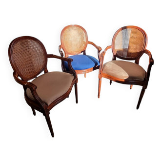 Suite de 3 chaises