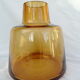 Decorative vintage vase/jar in smoked glass