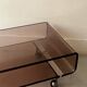 Michel Dumas Création - Smoked plexiglass coffee table for Roche Bobois 70