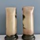 Pair of Legras 1900 enamelled glass vases
