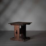 Antique workshop table - Savoy folk art, circa 1900