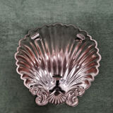 Empty pocket or tray with chrome shell fruit