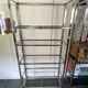 Library n2 display shelf modular wall unit glass and chrome vintage 70s