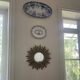 70'S golden resin sun mirror