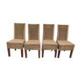 Rattan chair set