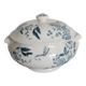 Soupière antique en faïence de Longwy , modèle Ycho  , terre de fer