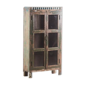 armoire vintage vitrée