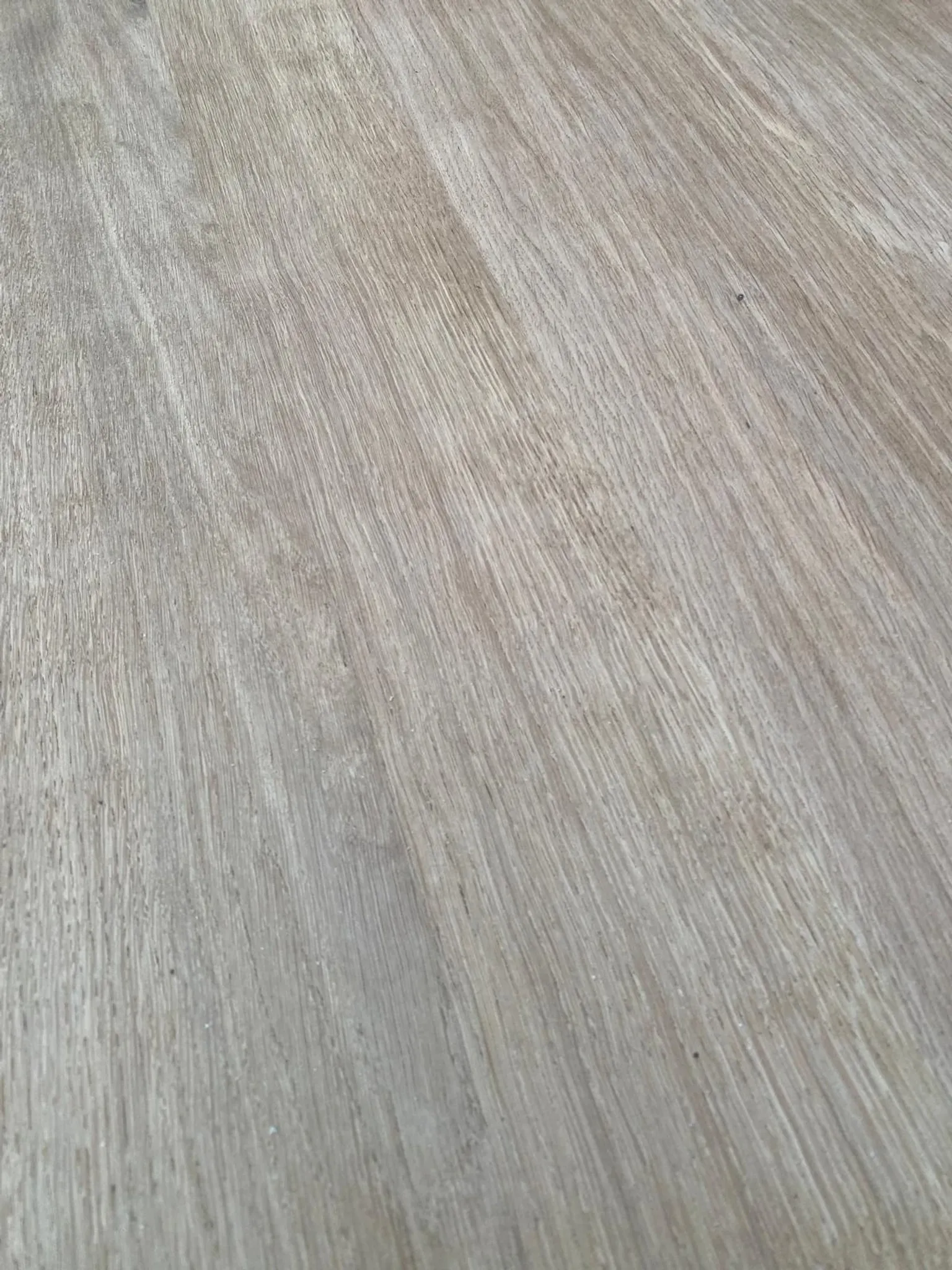 Large stripped monastery table in raw solid oak 225cm 1970