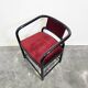 Fauteuil en velours des années 80