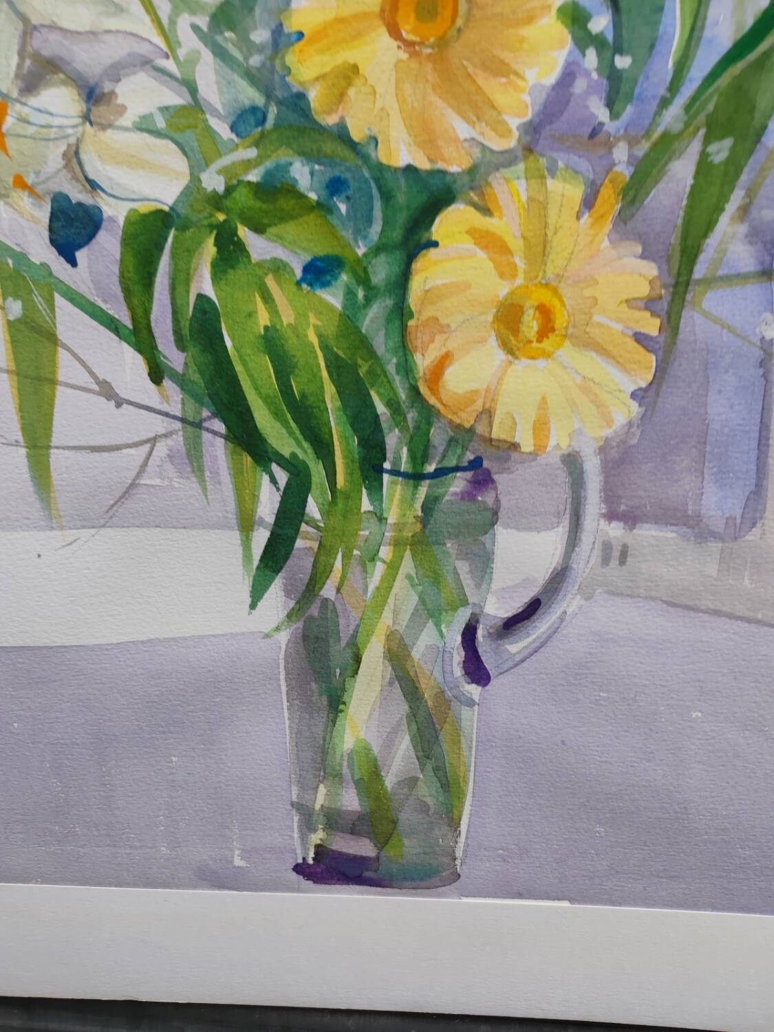 Watercolour by Michel Roubille, 1987.