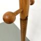 Free-standing coat rack in solid pine, Les Arcs, 1970s