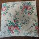 Coussin vintage tissu à fleurs 40 X 45 cm